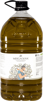 62,95 € 免费送货 | 橄榄油 Mergaoliva Érebo 经典, EVOO 特级初榨 Jaén 西班牙 Picual — 皮夸尔 塑料桶 5 L PET — 塑料