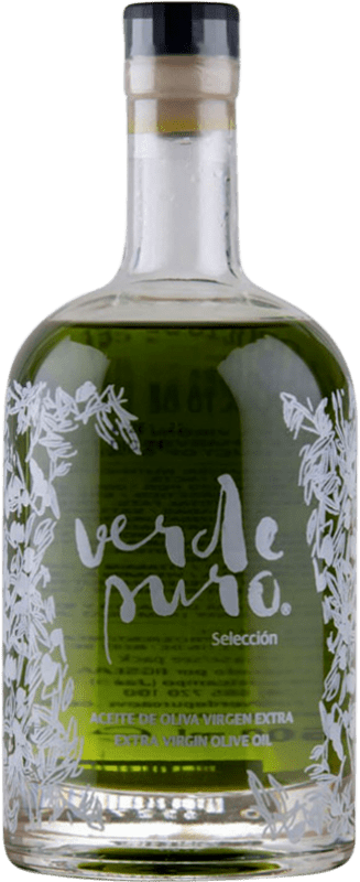 19,95 € Free Shipping | Olive Oil Verde Puro Selection, EVOO Extra Virgin Jaén Spain Picual Medium Bottle 50 cl