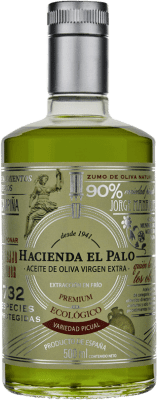 17,95 € Envío gratis | Aceite de Oliva Hacienda el Palo Ecológico Premium Jaén España Picual Botella Medium 50 cl