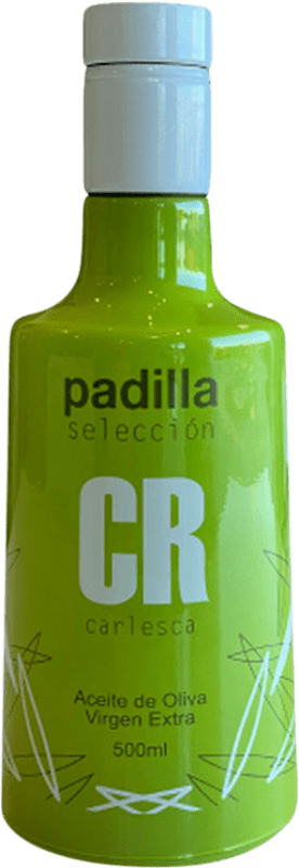 19,95 € Spedizione Gratuita | Olio d'Oliva Padilla Selezione, EVO Extra Vergine Jaén Spagna Carlesca Bottiglia Medium 50 cl