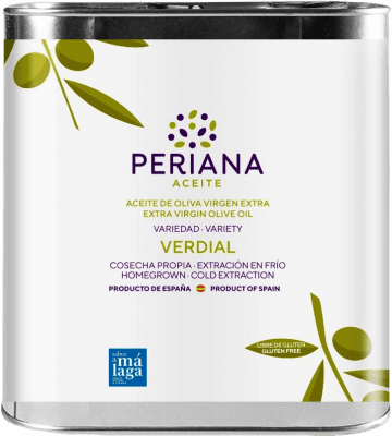 35,95 € Kostenloser Versand | Olivenöl Periana E-NOL Extra Nativ Málaga Spanien Verdial Spezialdose 2,5 L