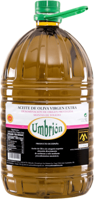 49,95 € Envío gratis | Aceite de Oliva Umbrión AOVE Virgen Extra D.O. Montes de Toledo Toledo España Cornicabra Garrafa 5 L PET