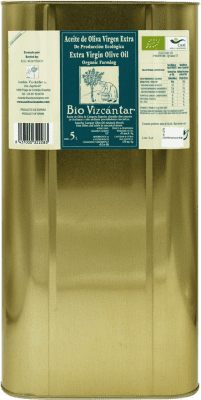48,95 € Envoi gratuit | Huile d'Olive Vizcántar HOVE Vierge Extra Córdoba Espagne Bio — Écologique Canette Spéciale 5 L