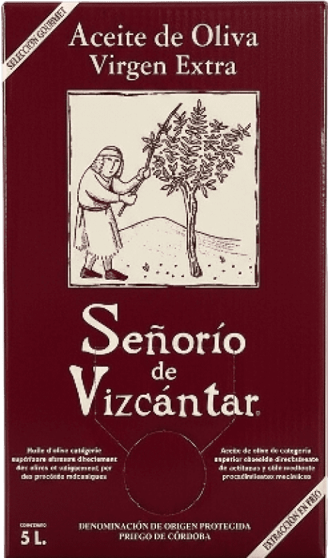 42,95 € 免费送货 | 橄榄油 Vizcántar Señorío de Vizcántar EVOO 特级初榨 D.O.P. Priego de Córdoba Córdoba 西班牙 Bag in Box — 盒中袋 5 L