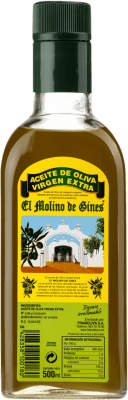 8,95 € Kostenloser Versand | Olivenöl San Cristóbal El Molino de Gines E-NOL Extra Nativ Sevilla Spanien Medium-Flasche 50 cl