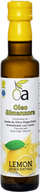 89,95 € 送料無料 | 12個入りボックス オリーブオイル Oleoalmanzora EVOO エキストラバージン Almería スペイン Arbequina — アルベキーナ 小瓶 25 cl Lemon — レモン