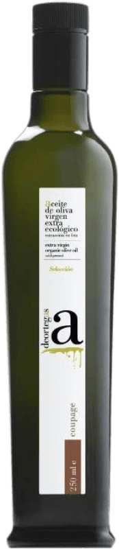 12,95 € Envío gratis | Aceite de Oliva Deortegas AOVE Virgen Extra Región de Murcia España Eco — Ecológico Botellín 25 cl