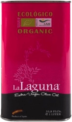 19,95 € 送料無料 | オリーブオイル Sucesores Hnos. López La Laguna Virgen Extra Ecológico Córdoba スペイン 有機 大きい缶 1 L