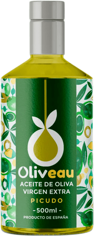 24,95 € 免费送货 | 橄榄油 Oliveau EVOO 特级初榨 D.O.P. Priego de Córdoba 西班牙 Picuda — 皮库达 Eco — 生态 有机 天然 中瓶装 50 cl