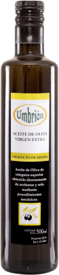 8,95 € Kostenloser Versand | Olivenöl Umbrión E-NOL Extra Nativ Toledo Spanien Arbequina Medium-Flasche 50 cl
