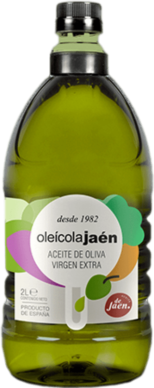 24,95 € Envío gratis | Aceite de Oliva Oleícola Jaén Molisabor AOVE Virgen Extra Jaén España Picual Garrafa 2 L PET