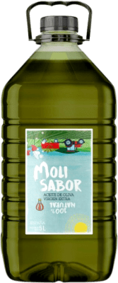 63,95 € Spedizione Gratuita | Olio d'Oliva Oleícola Jaén Molisabor Virgen Extra PET Jaén Spagna Arbequina Caraffa 5 L