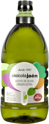 27,95 € Envío gratis | Aceite de Oliva Oleícola Jaén Virgen Extra Jaén España Picual Garrafa 2 L
