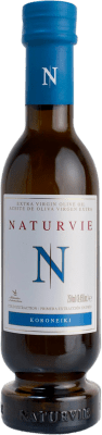 13,95 € Envio grátis | Azeite de Oliva Naturvie AOVE Virgem Extra Badajoz Espanha Koroneiki Garrafinha 25 cl