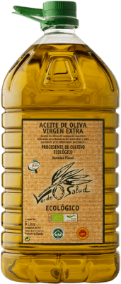 59,95 € Envío gratis | Aceite de Oliva Trujal de Mágina Verde Salud AOVE Virgen Extra D.O. Sierra Mágina Jaén España Picual Eco — Ecológico Garrafa 5 L PET