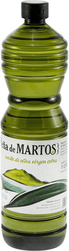 9,95 € Envio grátis | Azeite de Oliva San Amador Peña de Martos AOVE Virgem Extra Jaén Espanha Picual 1 L PET