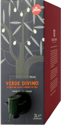 69,95 € 送料無料 | オリーブオイル Verde Divino Cosecha Temprana — 早摘み, EVOO エキストラバージン Jaén スペイン Picual — ピクアル バッグ・イン・ボックス 3 L