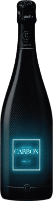 113,95 € Free Shipping | White sparkling Carbon Effect Efecto Carbono Sleeve Luminous Brut A.O.C. Champagne Champagne France Bottle 75 cl