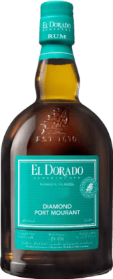 252,95 € 免费送货 | 朗姆酒 Demerara El Dorado Port Mourant Diamond 圭亚那 70 cl