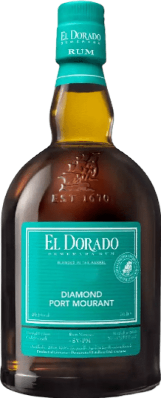 252,95 € Kostenloser Versand | Rum Demerara El Dorado Port Mourant Diamond Guyana 70 cl