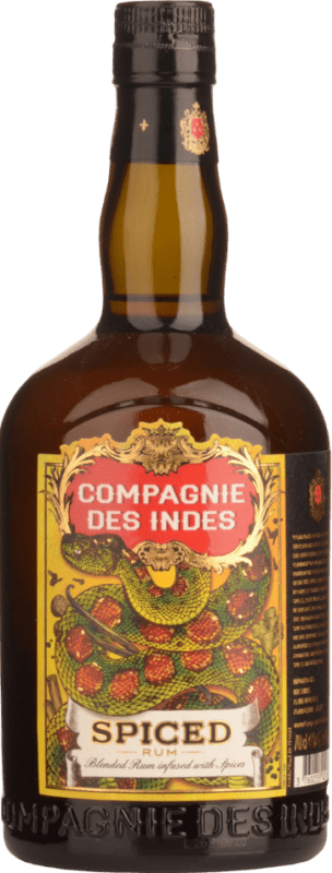 26,95 € Envoi gratuit | Rhum Compagnie des Indes Blend — Assemblage France 70 cl Spiced — Épicé