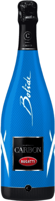 339,95 € Free Shipping | White sparkling Carbon Fiber Fibra de Carbono Bugatti Limited Edition Bolide A.O.C. Champagne Champagne France Bottle 75 cl