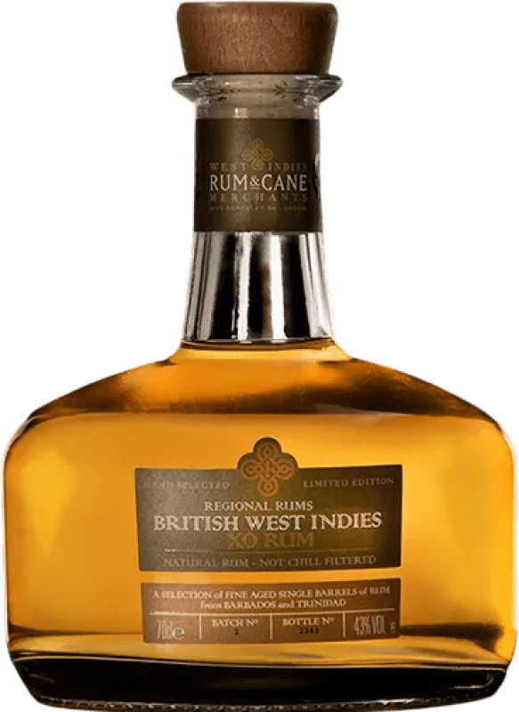 57,95 € Envio grátis | Rum Rum & Cane British West Indes Escócia Reino Unido 70 cl