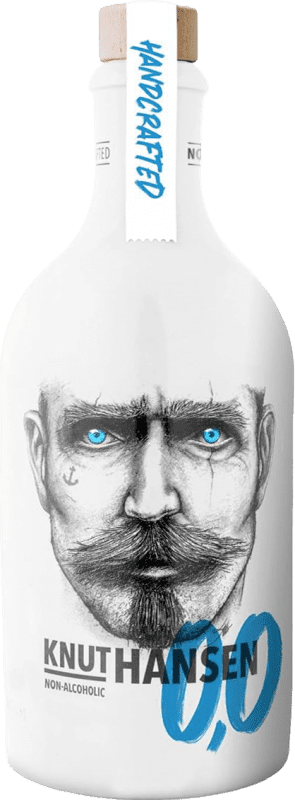 27,95 € Бесплатная доставка | Джин Knut Hansen Германия Средняя бутылка 50 cl 0.0 Ноль Ноль Без алкоголя