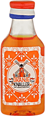 18,95 € Envoi gratuit | Boîte de 10 unités Liqueurs Oranje Knaller Pays-Bas Mini-Bouteille 2 cl Orange