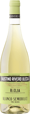 7,95 € Spedizione Gratuita | Vino Bianco Faustino Rivero Semiseco — Semisecco D.O.Ca. Rioja La Rioja Spagna 75 cl