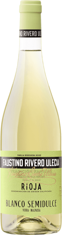 7,95 € Envoi gratuit | Vin Blanc Faustino Rivero Semiseco — Demi-Sec D.O.Ca. Rioja La Rioja Espagne Bouteille 75 cl