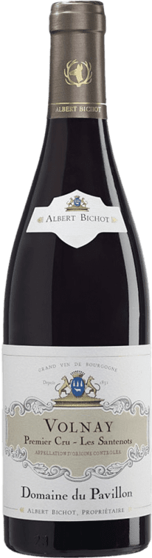 135,95 € Envio grátis | Vinho Tinto Albert Bichot Les Santenots 1er Premier Cru A.O.C. Volnay Borgonha França Pinot Noir Garrafa 75 cl