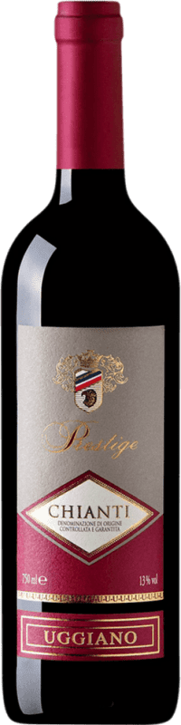 10,95 € 免费送货 | 红葡萄酒 Uggiano Prestige — 尊贵 D.O.C.G. Chianti 托斯卡纳 意大利 Sangiovese — 桑娇维塞, Canaiolo — 卡奈奥洛 75 cl