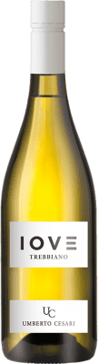 10,95 € Envio grátis | Vinho Branco Umberto Cesari Love I.G.T. Emilia Romagna Emília-Romanha Itália Trebbiano 75 cl