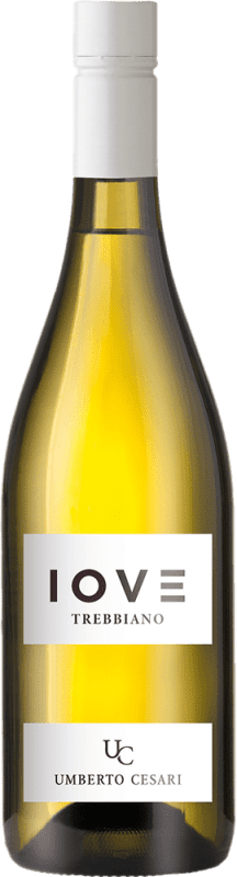 10,95 € Envío gratis | Vino Blanco Umberto Cesari Love I.G.T. Emilia Romagna Emilia-Romagna Italia Trebbiano 75 cl