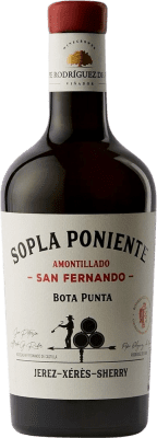 69,95 € Envoi gratuit | Vin Fortifié Pepe Rodríguez de Vera Sopla Poniente San Fernando Amontillado D.O. Jerez-Xérès-Sherry Andalousie Espagne Palomino Fino Bouteille Medium 50 cl