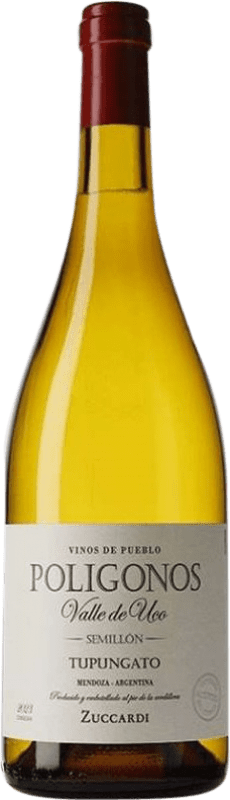 46,95 € Бесплатная доставка | Белое вино Zuccardi Polígonos Tupungato I.G. Valle de Uco Долина Уко Аргентина Sémillon бутылка 75 cl