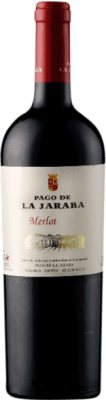 36,95 € Envío gratis | Vino tinto Pago de la Jaraba Castilla la Mancha España Merlot Botella 75 cl