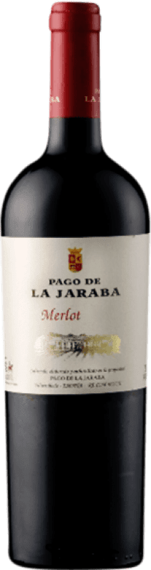 36,95 € Envío gratis | Vino tinto Pago de la Jaraba Castilla la Mancha España Merlot Botella 75 cl