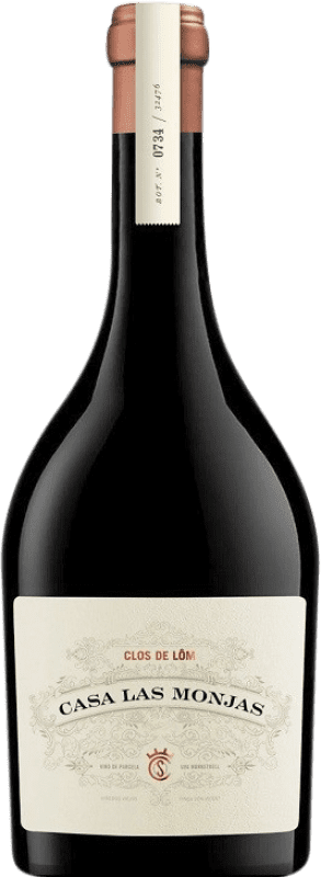 57,95 € Envío gratis | Vino tinto Clos de Lôm Casa Las Monjas D.O. Valencia Comunidad Valenciana España Monastrell Botella 75 cl