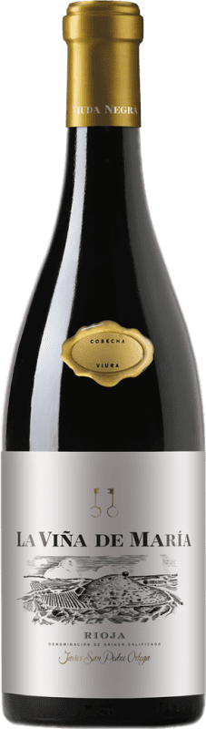 59,95 € Envío gratis | Vino tinto Javier San Pedro La Viña de María D.O.Ca. Rioja La Rioja España Viura Botella 75 cl