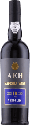 39,95 € Envio grátis | Vinho fortificado H&H Henriques & Henriques AEH Semi-seco Semi-doce I.G. Madeira Madeira Portugal Verdejo 10 Anos Garrafa Medium 50 cl