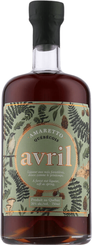 48,95 € Бесплатная доставка | Амаретто Avril. Quebecois Канада 75 cl