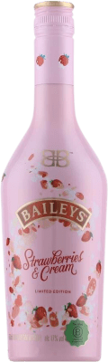 19,95 € Kostenloser Versand | Cremelikör Baileys Irish Cream Strawberries & Cream Limited Edition Irland Medium Flasche 50 cl