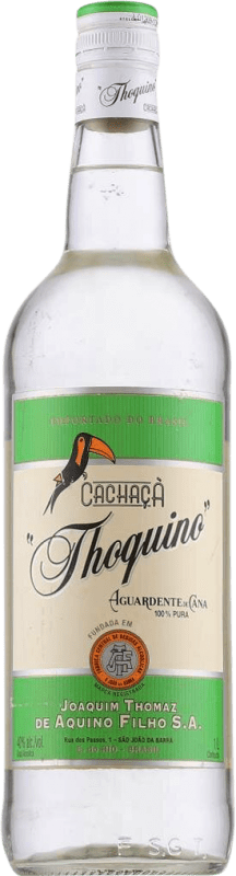 28,95 € Envio grátis | Cachaça Thoquino Brasil Garrafa 1 L