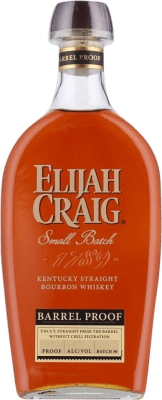 105,95 € 免费送货 | 波本威士忌 Elijah Craig Barrel Proof Small Batch 肯塔基 美国 瓶子 70 cl
