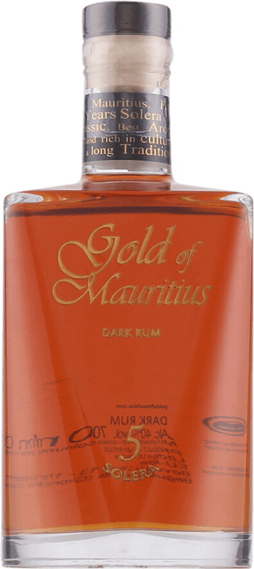 76,95 € Envio grátis | Rum Gold of Mauritius Dark — Escuro Barbados 5 Anos 70 cl