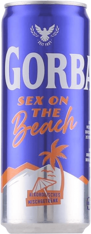 4,95 € Envío gratis | Mixer Gorbatschow Alemania Lata 33 cl Sex On The Beach