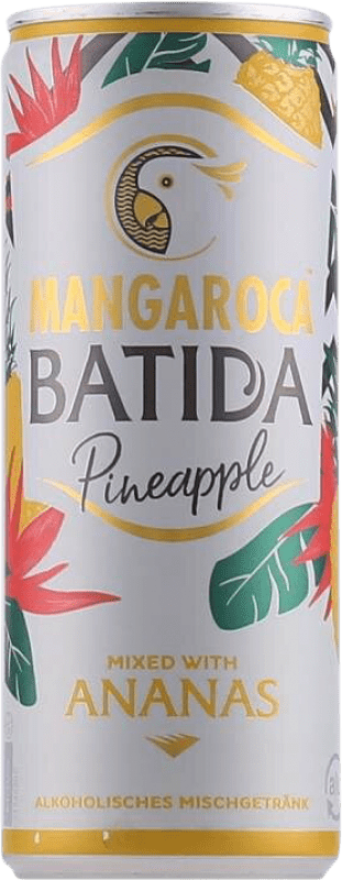 2,95 € Envío gratis | Mixer Mangaroca Batida Brasil Lata 25 cl Pineapple — Piña