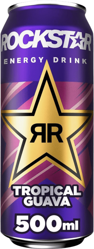 1,95 € Spedizione Gratuita | Bevanda Energetica Rockstar Germania Lattina Medium 50 cl Guava, Tropical — Tropicale